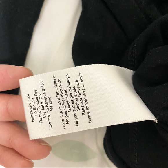 Babaton Black Dress with 3/4 Sleeves and Black Lace Backing - Size XS - Picture 5 of 5